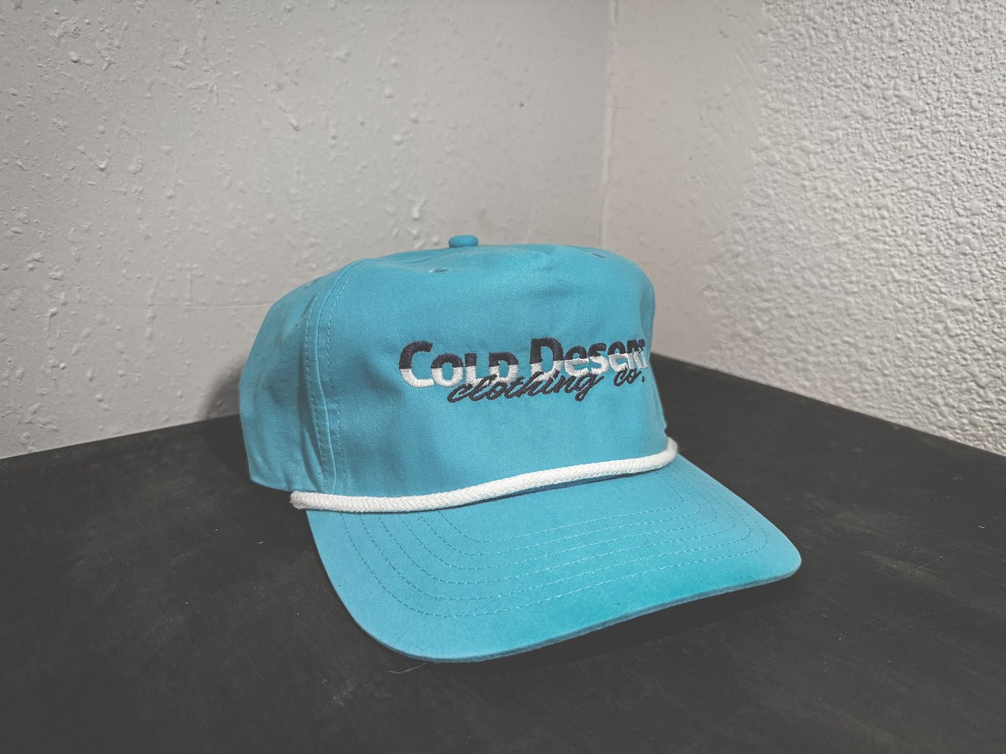 Teal Neon Daze Golf rope cap