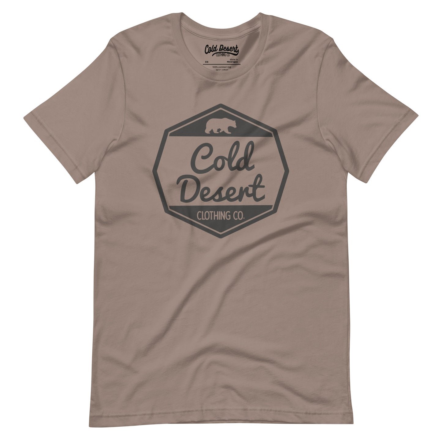 Cold Desert Bear Badge Unisex T-shirt