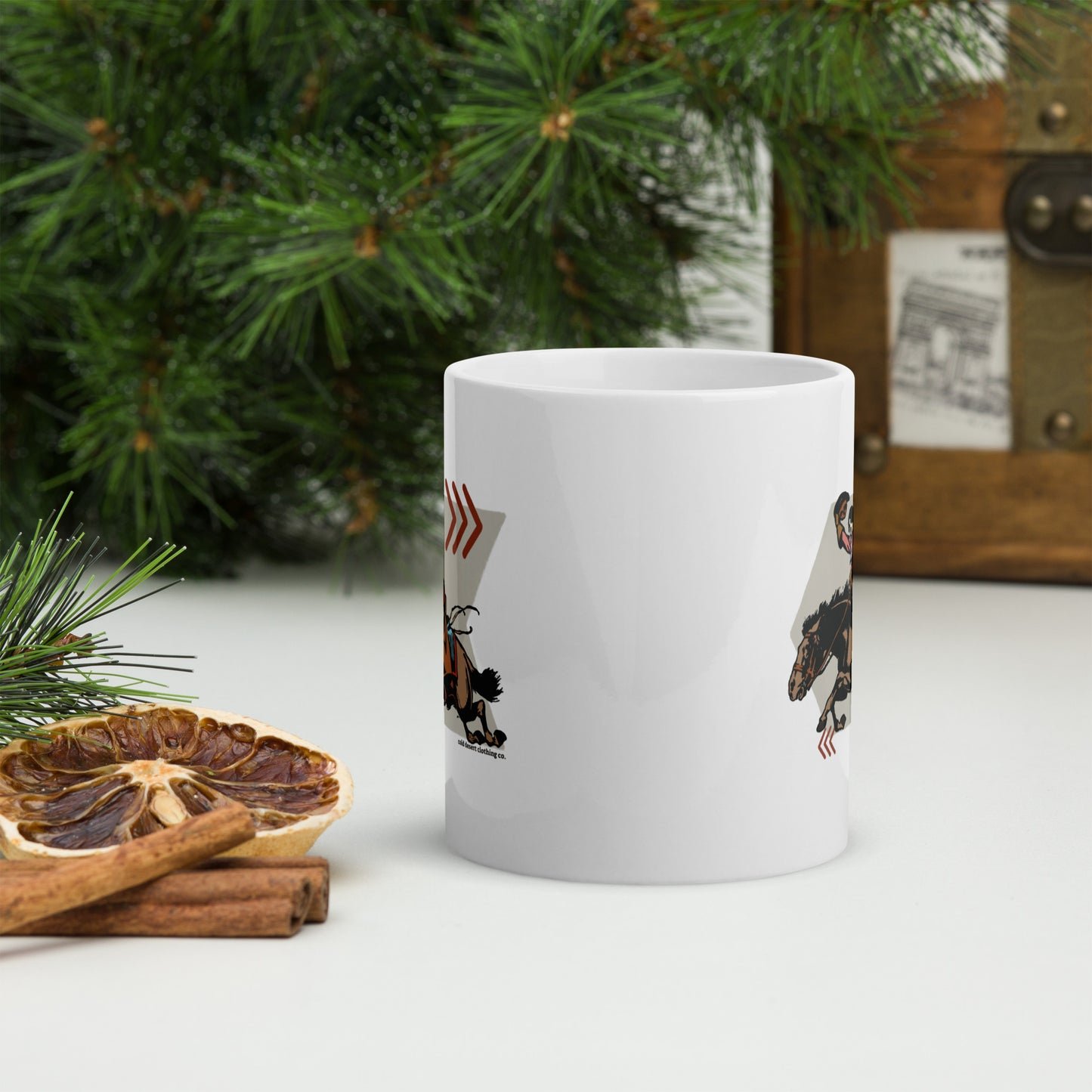 She's a Wild One White glossy mug