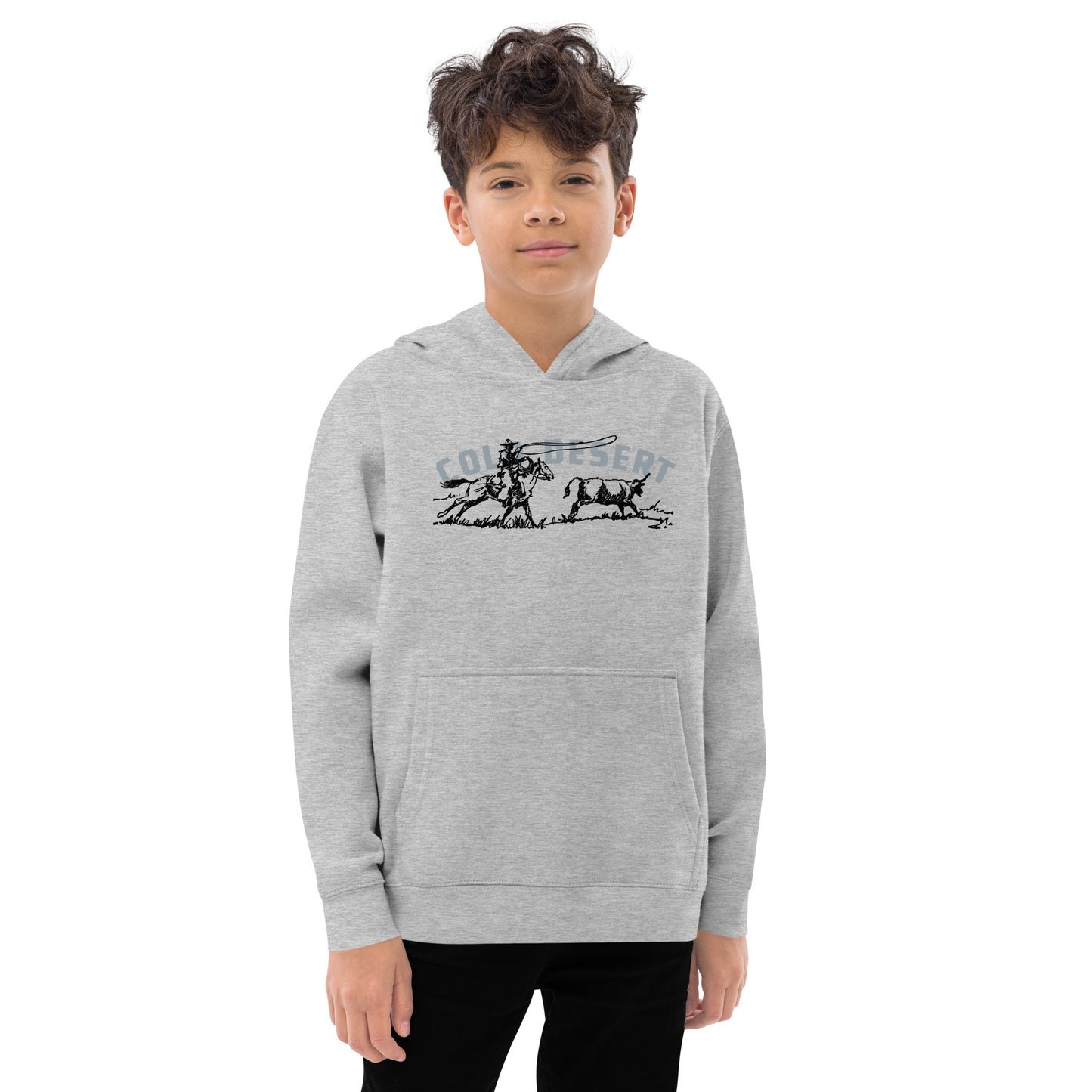Cowpunching Kids Fleece Hoodie