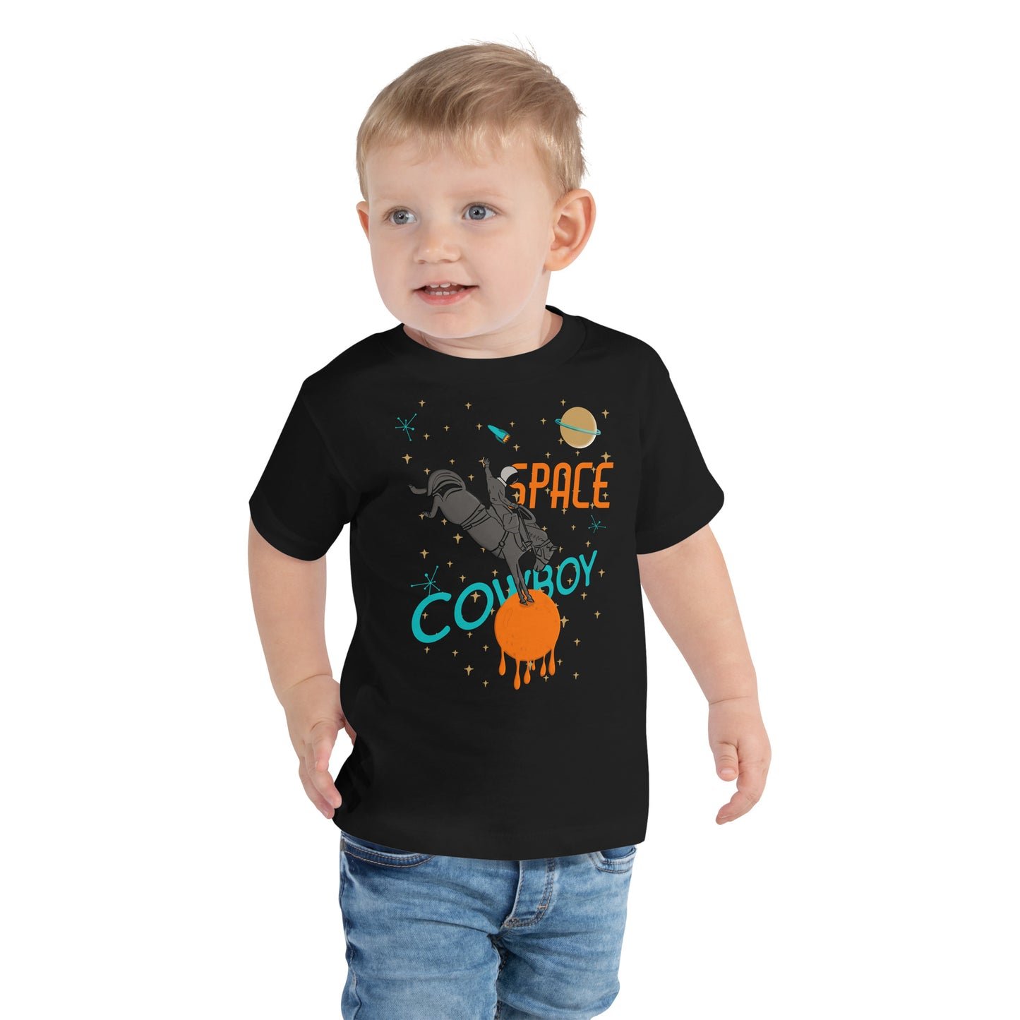 Space Cowboy Toddler Short Sleeve Tee